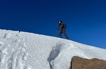 Hiking Snowshoeing in the Sierra Nevada Park, Granada
