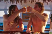 Oahu: Private Sunset Snorkel and Dolphin Watch with Hot Buffet