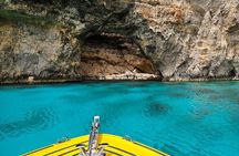 Private Speedboat 4hrs Around Comino Crystal Blue Lagoon Caves