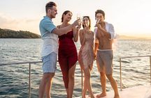 Mykonos: Private Catamaran Cruise with BBQ & Drinks