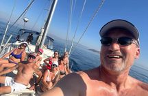 7 Hours Private Sailing Cruise in North Thassos