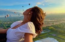 Balloon flight / Breakfast in the cave / CDMX pick-up + Pyramids