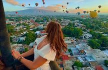 Balloon flight / Breakfast in the cave / CDMX pick-up + Pyramids