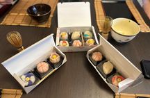 Japanese Sweets Making with Tea Ceremony in Private Studio