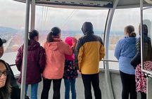 Aerial Tram Ride with Doughnuts at Sunrise in Portland Oregon