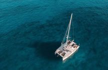 Mykonos: Private Catamaran Cruise with BBQ & Drinks