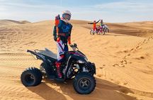 Desert Safari Dubai 30 Mins Quad Bike, Sand Board, Camel Ride BBQ