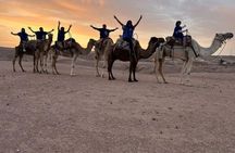 Quad bike & Camel ride Agafay & dinner at Chouf L’Or Restaurant