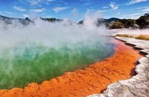 Wai-O-Tapu Geothermal Valley, & Hot River (Glow worms opt. extra)