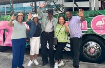 Miami Bus Tour - Flamingo Bus Miami Tours Open-Air Trolley