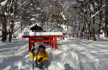 EN/CN Guided Snowshoeing and Snow Monkey Tour in Nagano