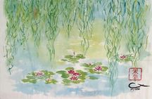 Giverny: Artist Mirai's Unique Chinese Watercolor Painting Class