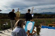  Painting and Wine Tasting in the Heart of the Tuscan Countryside