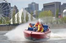 Guided Speed Boating Tour from Downtown Montreal