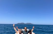 Speedboat Tour to Sazan Island, Haxhi Ali Cave and Marine Park