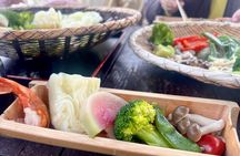 Beppu Hot Springs Bath and Make Jigokumushi Dish in Kyushu Japan