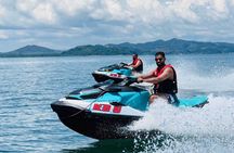 4 Hours and 50km Jet Ski Tour to 6 Phuket Islands 