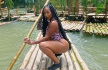 Montego Bay River Rafting and limestone Massage Experience 