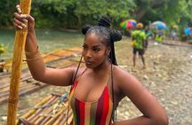 Montego Bay River Rafting and limestone Massage Experience 