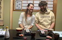 Art Sushi Rolls Experience in 150 Years Old Townhouse Kyoto