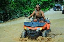 Cancun ATV, 4 Ziplines, Lunch, Transportation & Tequila Tasting