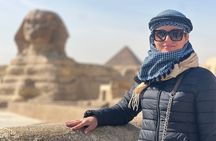 Giza pyramids, Sphinx with camel ride and lunch