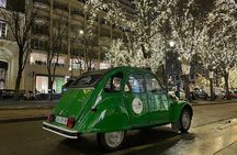Private tour Paris Christmas lights tour 2 hours in Citroën 2CV