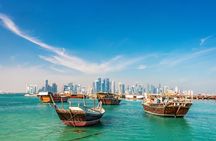 Doha: Private City Highlights Tour with Dhow Boat Cruise