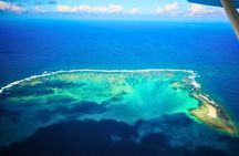 Seaplane Tours over the turquoise lagoon of the East of Mauritius