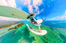 Seaplane Tours over the turquoise lagoon of the East of Mauritius