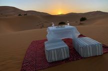 2 days tour in Merzouga Erg Chabbi with 4WD Jeep and Camel Treck 