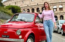 Rome Fiat 500 Vintage photo experience