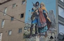 Brussels through its comics murals