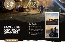 Quad Camel Ride and Moroccan Dinner under the Stars