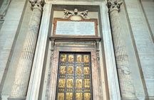 Vatican City St Peter's Basilica With Holy Doors