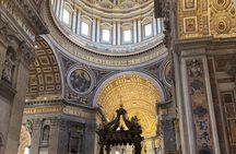 Vatican City St Peter's Basilica With Holy Doors