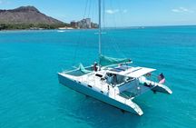2 Hour Private Catamaran Charter in Waikiki (7-12 Guests)