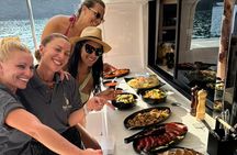 Santorini Catamaran Cruise with Meal and Drinks