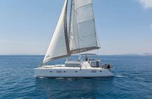 Heraklion: Dia Catamaran Cruise with Lunch by Top-100 Greek Chef