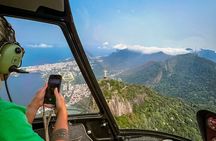 Rio de Janeiro: Helicopter flight in Christ the Redeemer