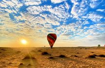 Sunrise Hot Air Balloon Flight over Dubai Desert