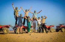 Cairo Private Quad Bike Desert Tour with Pyramids and Sunset