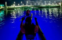 Night Glow Chiliboats Waterbike Tour in San Juan