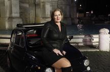 Rome Photography service with fiat 500 vintage car