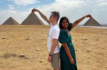 Exploring Giza Pyramids and Sphinx with Camel Ride 