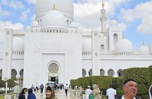Dubai To Abu-Dhabi Tour:Grand Mosque, Emirates Palace & Corniche 