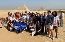 Exploring Giza Pyramids and Sphinx with Camel Ride 