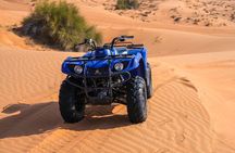 Dubai 4-5 hours Private Quad Bike Tour, Camel Ride and Softdrinks