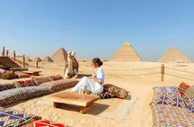Giza Pyramids & Sphinx Tour with Lunch at 9 Pyramids Lounge