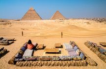 Giza Pyramids & Sphinx Tour with Lunch at 9 Pyramids Lounge